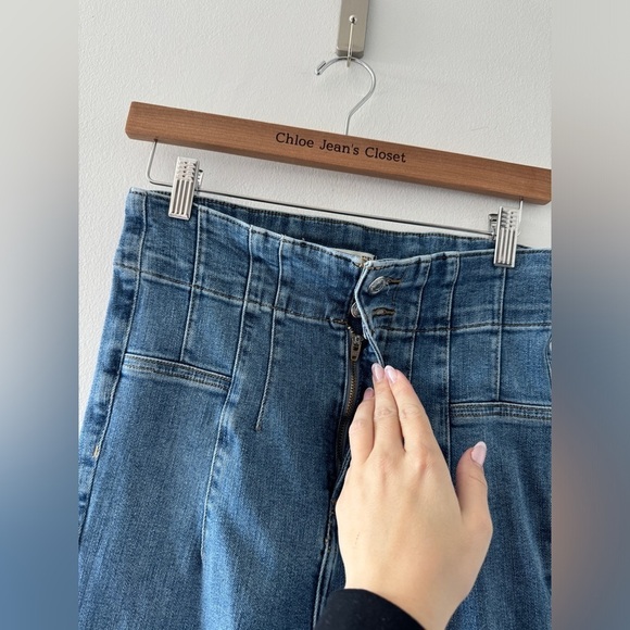 FREE PEOPLE Jayde Jeans in Sunburst Blue 28 - Picture 11 of 12